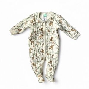 Disney Clothes Baby Girls Quilted Footie Coverall 0/3M